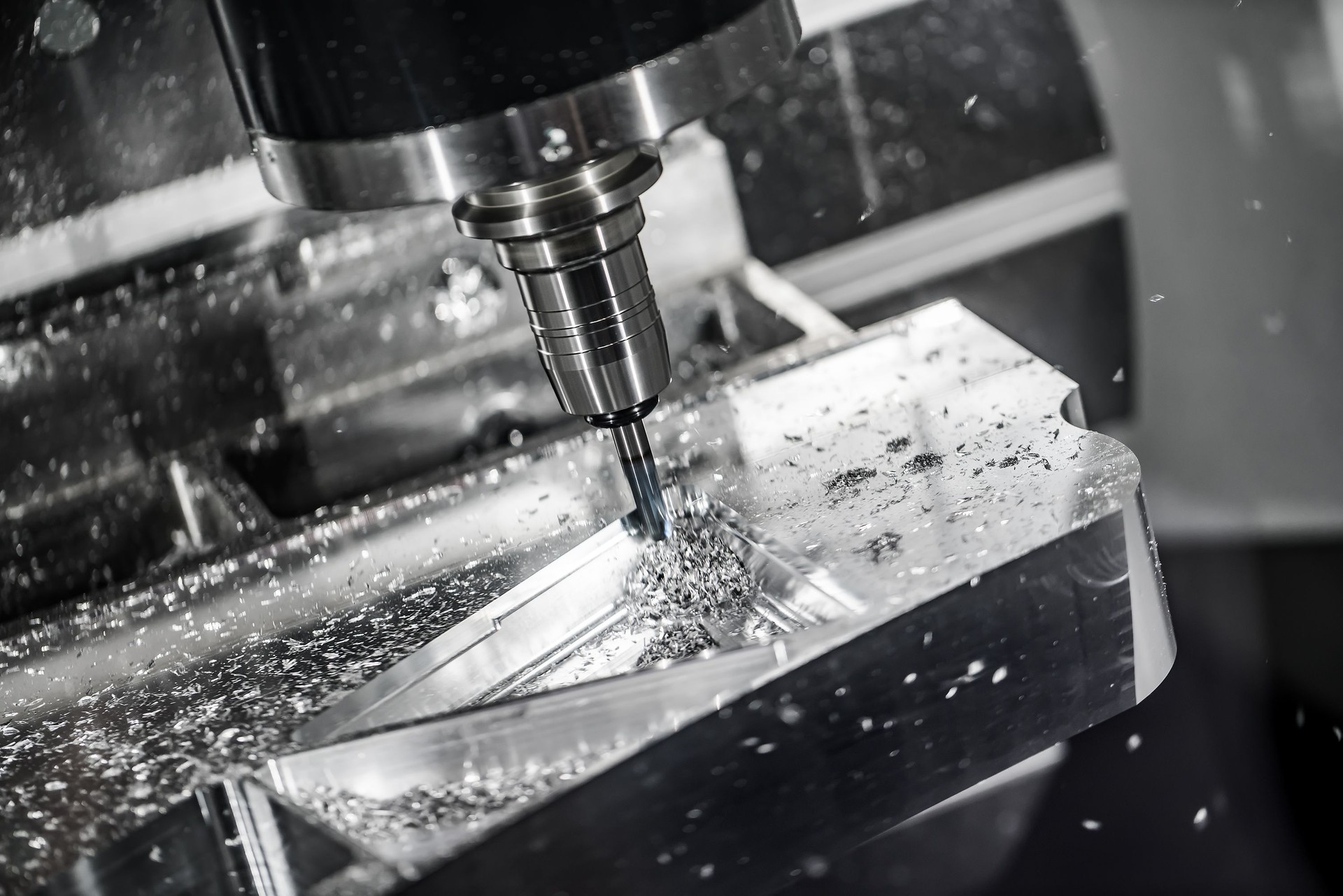 Metalworking CNC milling machine.